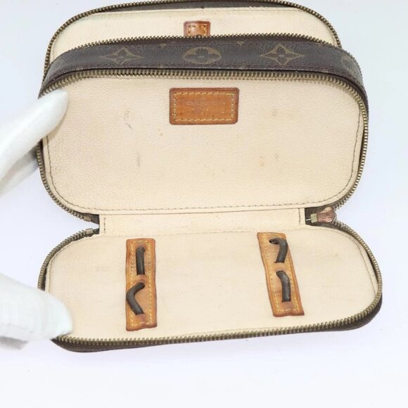 LOUIS VUITTON Monogram Trousse Brush PM Cosmetic Pouch M47510 LV Auth 120867 - Picture 12 of 16